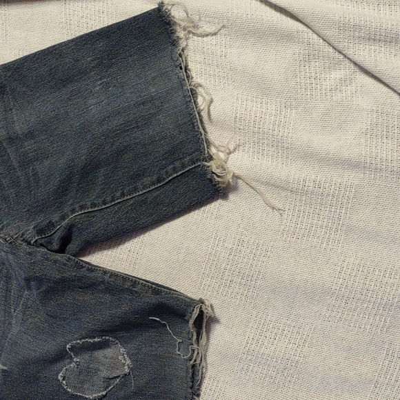 Distressed Denim Shorts Girl's size 8 - Picture 3 of 9